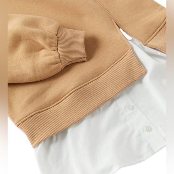 Zara Girls Combination Sweater Sweatshirt. (Size: 8) - Picture 4 of 4